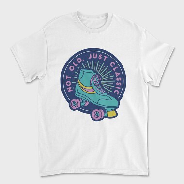 Classic Rollerskate 80S, Tricou Barbati (Unisex)