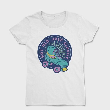 Classic Rollerskate 80S, Tricou Femei