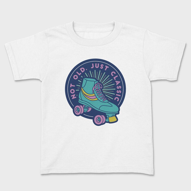 Classic Rollerskate 80S, Tricou Copii