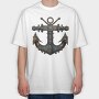 Steampunk Ancor Gears, Tricou Oversize Barbati (Unisex)