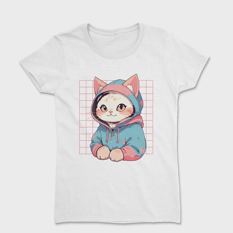 Anime Cat Cute, Tricou Femei