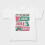 Anime Girl Cat And Ramen, Tricou Copii