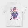Anime Girl Listening Music Skate Chill, Tricou Barbati (Unisex)