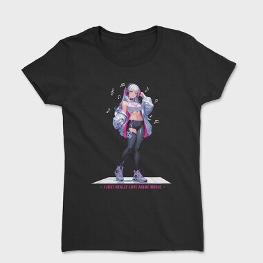 Anime Music Lover Girl, Tricou Femei