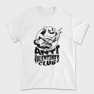 Anti Valentine S Day Ghost Club, Tricou Barbati (Unisex)