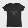 Aries Floral Zodiac Sign, Tricou Femei