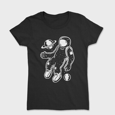 Astronaut Floating Space Galaxy, Tricou Femei