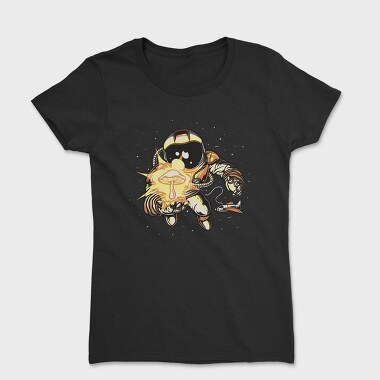 Astronaut With Space Shroom Mushroom, Tricou Femei