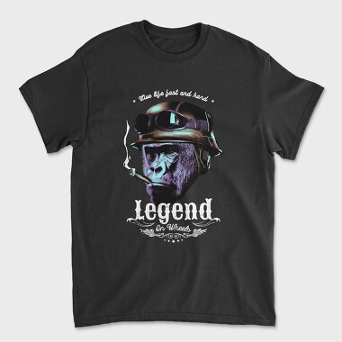 Aviator Gorilla Vintage Legend, Tricou Barbati (Unisex)