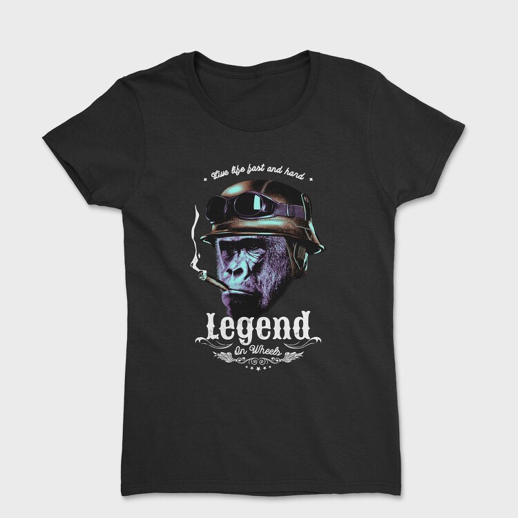 Aviator Gorilla Vintage Legend, Tricou Femei