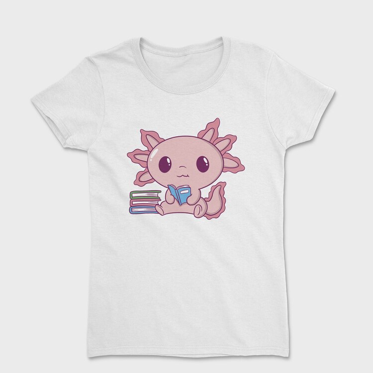 Axolotl Reading, Tricou Femei