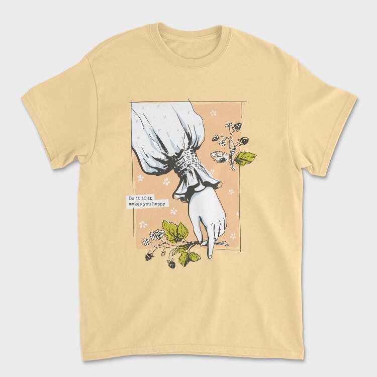 Cottagecore Lifestyle Nature Collection, Tricou Barbati (Unisex)