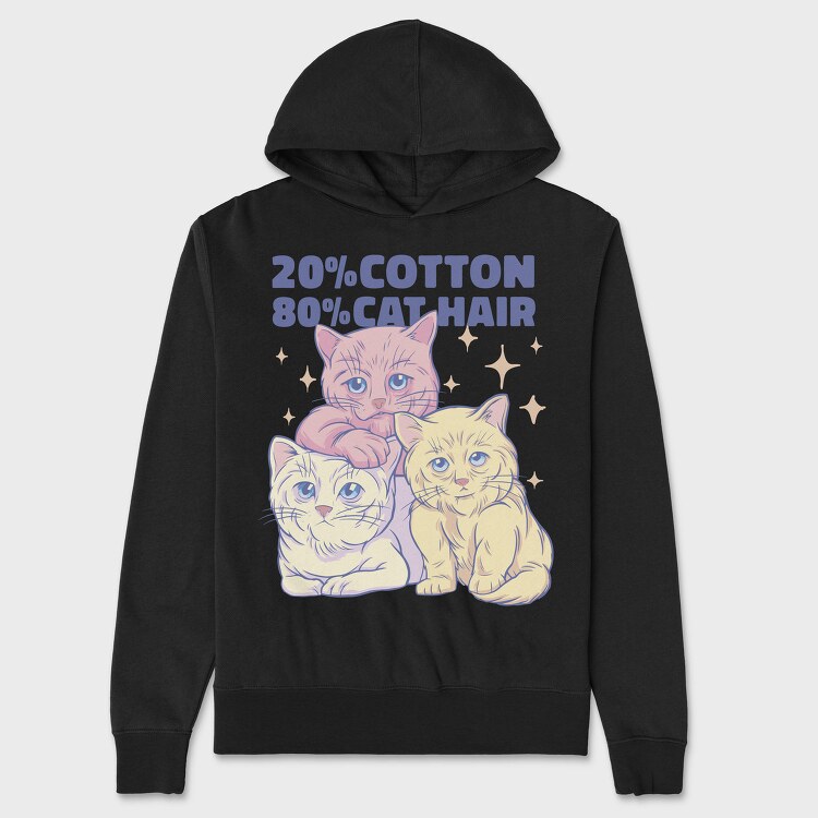 Cotton Cats, Hanorac Oversize Barbati (Unisex)