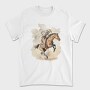 Cowboy Riding Horse Bucking, Tricou Barbati (Unisex)