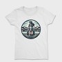 Cowgirl Riding Horse Scenic, Tricou Femei