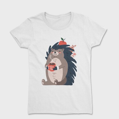 Cozy Hedgehog Cocoa, Tricou Femei