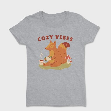 Cozy Vibes Gaming Squirrel Gamers Creators Ep, Tricou Femei