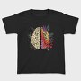 Creative And Logical Human Brain Half, Tricou Copii