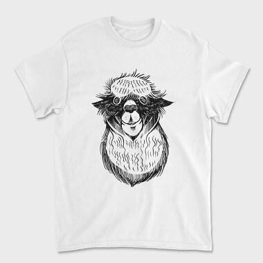 Creepy Alpaca, Tricou Barbati (Unisex)