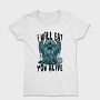 Creepy Menacing Monster Trend I Will Eat You, Tricou Femei
