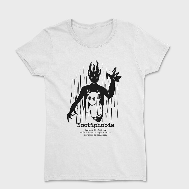 Creepy Noctiphobia, Tricou Femei