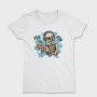 Creepy Skeleton Playing Videogames, Tricou Femei