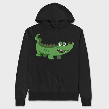 Crocodile Grin, Hanorac Oversize Barbati (Unisex)