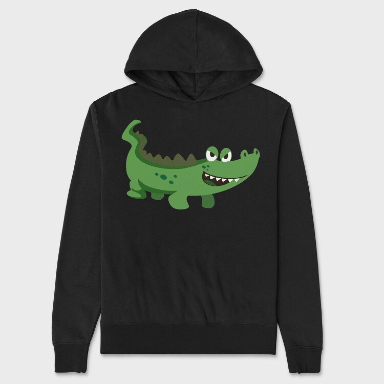 Crocodile Grin, Hanorac Oversize Barbati (Unisex)