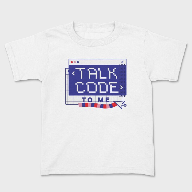 Coding Talk Code To Me Mug, Tricou Copii