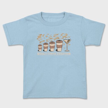 Coffee Drink Evolution Weekly, Tricou Copii
