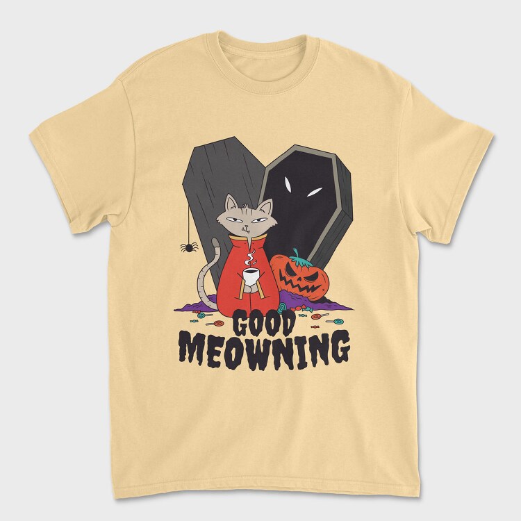 Coffee Halloween Cat, Tricou Barbati (Unisex)