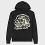 Coffee Skull Cofee Hellps, Hanorac Oversize Barbati (Unisex)