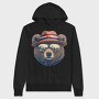 Colorado S Bear Face With Sunglasses, Hanorac Oversize Barbati (Unisex)