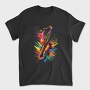 Colorful Saxophone, Tricou Barbati (Unisex)