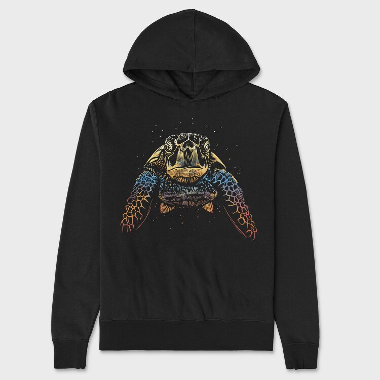 Colorful Turtle Colours, Hanorac Oversize Barbati (Unisex)