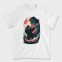 Comic Monsters Fighting Godzilla, Tricou Barbati (Unisex)