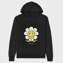 Confused Flower Quote Nc, Hanorac Oversize Barbati (Unisex)