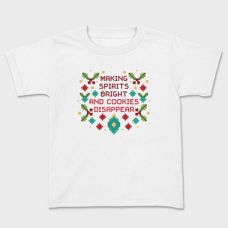 Cookies Festive Christmas Disappear, Tricou Copii