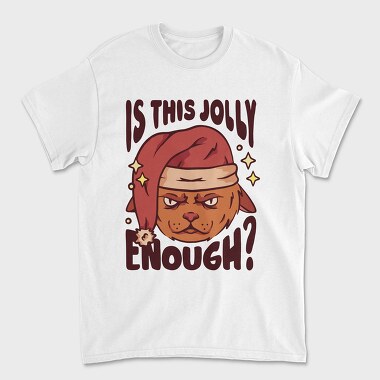 Cool Anti Christmas Cat, Tricou Barbati (Unisex)