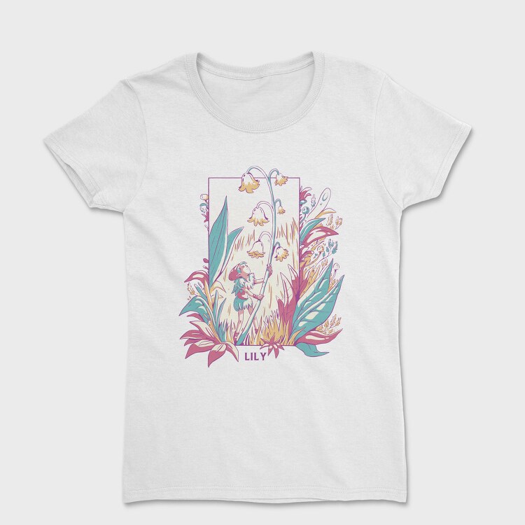 Cute Fairy With Flowers And Plants Fairycore, Tricou Femei