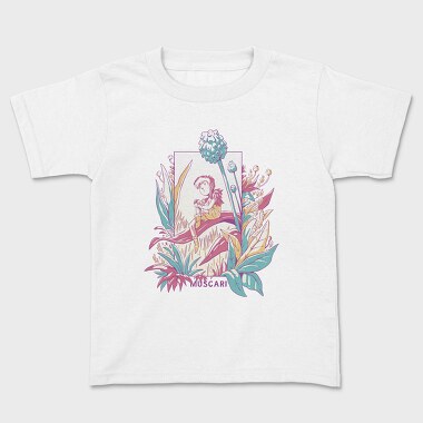 Cute Fantasy Fairy With Flowers Fairycore, Tricou Copii