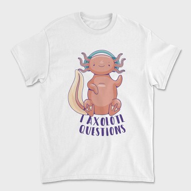 Axolotl With Headphones, Tricou Barbati (Unisex)