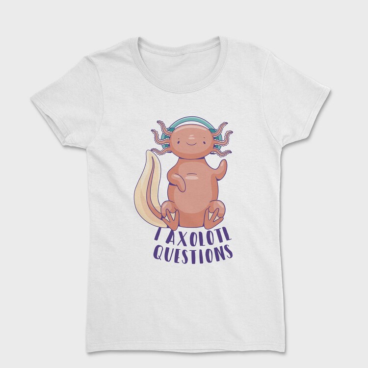 Axolotl With Headphones, Tricou Femei