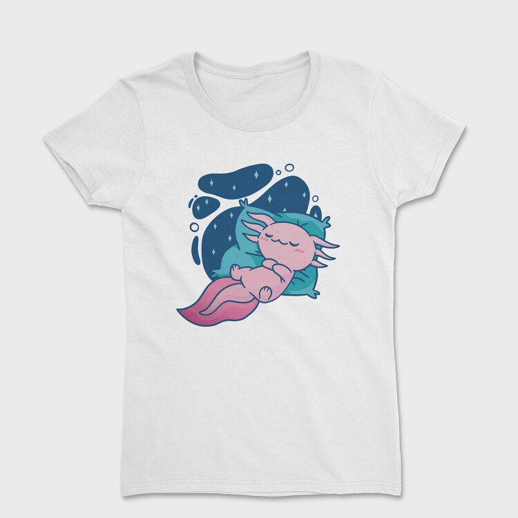 Baby Axlotl Sleeping, Tricou Femei