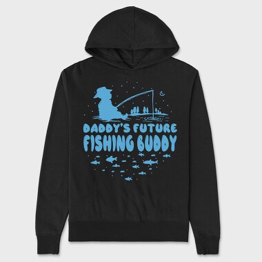 Baby Fishing Dad, Hanorac Oversize Barbati (Unisex)
