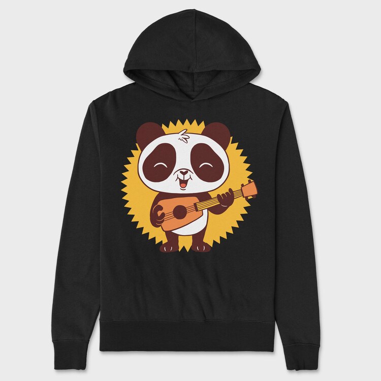 Baby Panda, Hanorac Oversize Barbati (Unisex)
