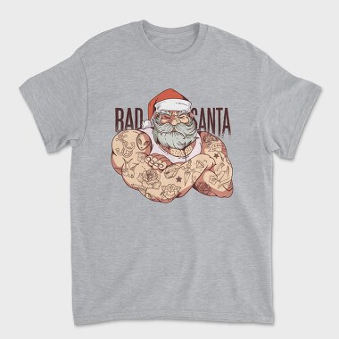 Bad Tattoo Santa, Tricou Barbati (Unisex)