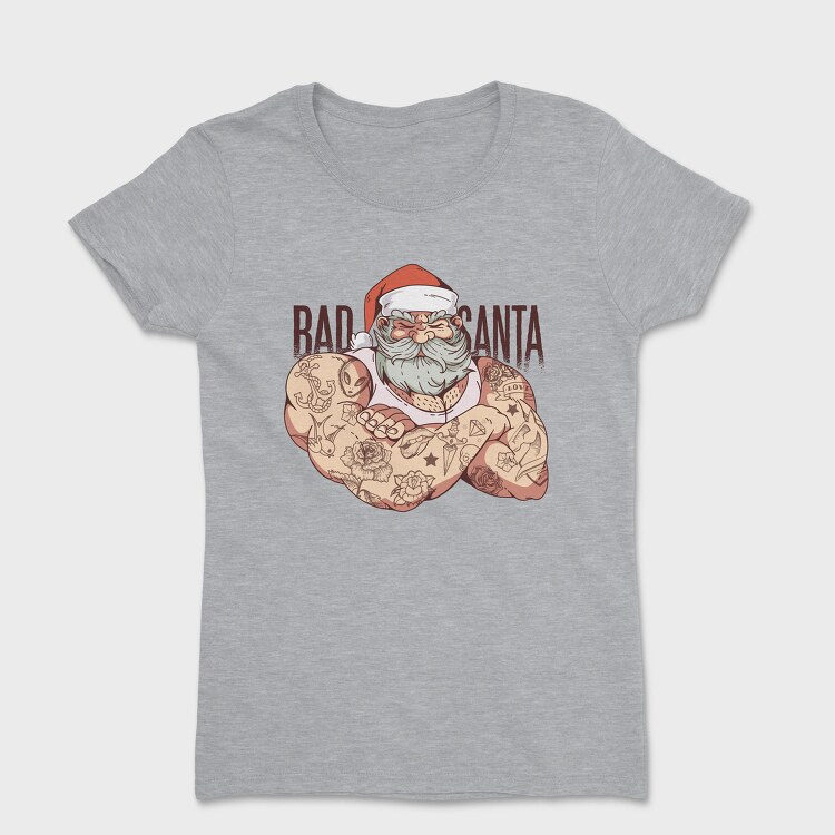 Bad Tattoo Santa, Tricou Femei