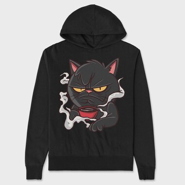 Bad Tempered Cat, Hanorac Oversize Barbati (Unisex)