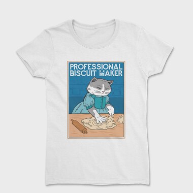 Baker Cat Biscuit Maker, Tricou Femei